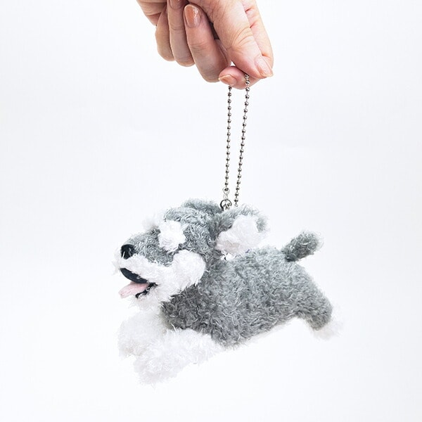 フラッピー ミニチュアシュナウザー ポーチ ぬいぐるみ りぶはあと