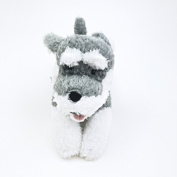 フラッピー ミニチュアシュナウザー ウエルカムクッション ぬいぐるみ りぶはあと