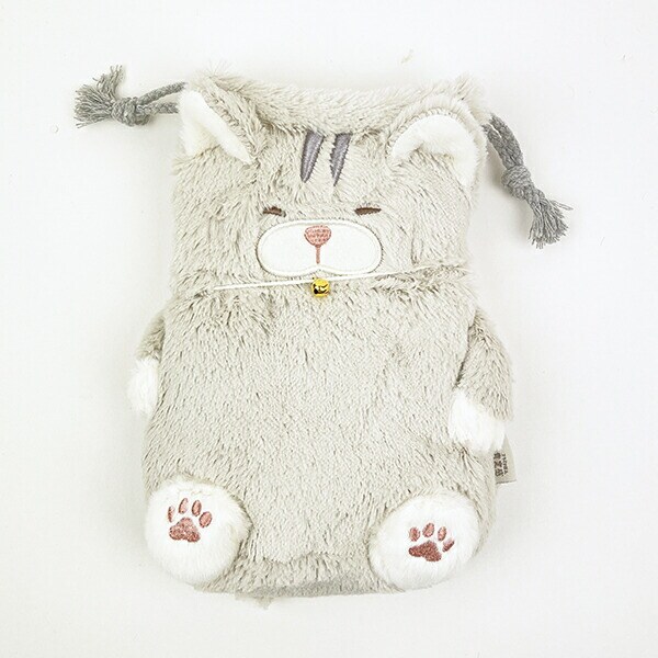 ねこ肯定感 さばとらのさば 巾着