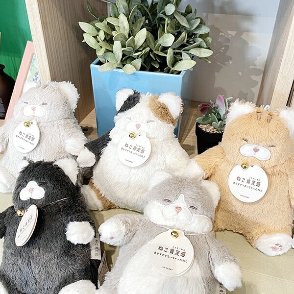 ねこ肯定感 みけねこのさんま  手のひらサイズ  ぬいぐるみ