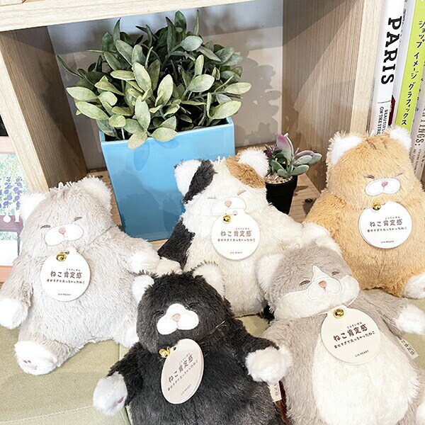 ねこ肯定感 みけねこのさんま  手のひらサイズ  ぬいぐるみ