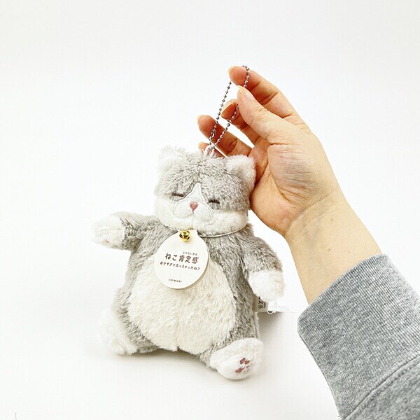 ねこ肯定感 はちわれのかつお  手のひらサイズ  ぬいぐるみ