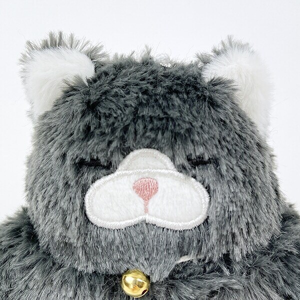 ねこ肯定感 くろねこのまぐろ  手のひらサイズ  ぬいぐるみ