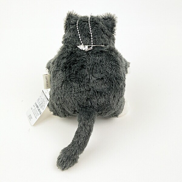 ねこ肯定感 くろねこのまぐろ  手のひらサイズ  ぬいぐるみ