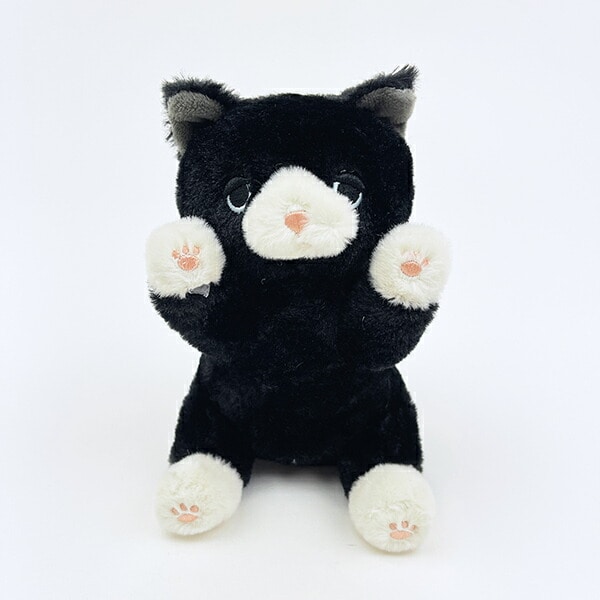 ポージーズ クロネコ マスコット ぬいぐるみ りぶはあと