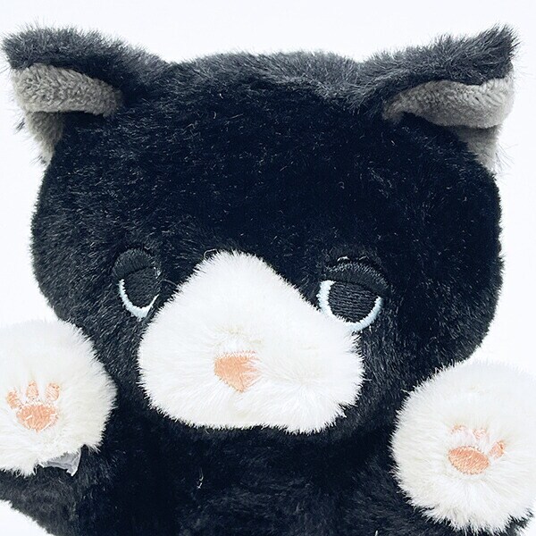 ポージーズ クロネコ マスコット ぬいぐるみ りぶはあと