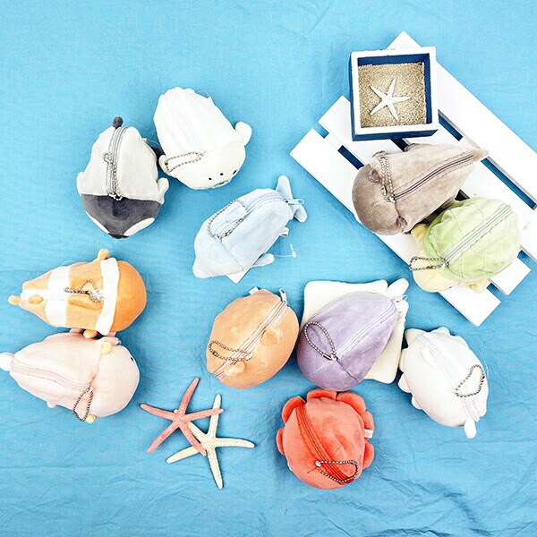 マシュマロアクアミエ メンダコ 立体ポーチ キーホルダー