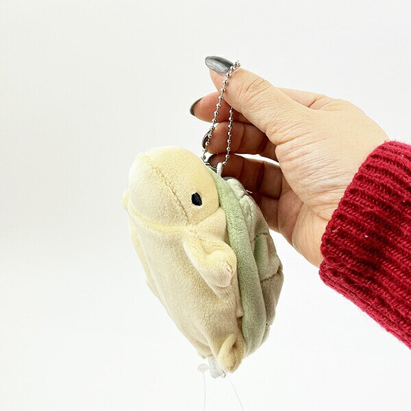 マシュマロアクアミエ カメ 立体ポーチ キーホルダー