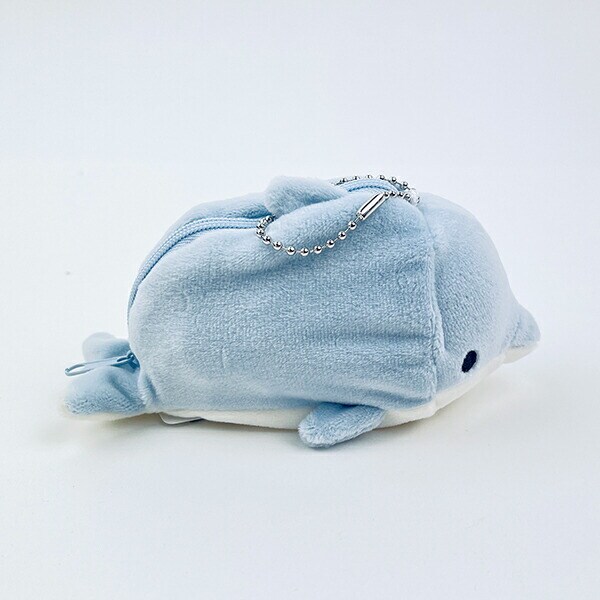 マシュマロアクアミエ イルカ 立体ポーチ キーホルダー