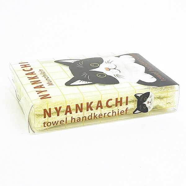 にゃんかち マンチカン ハンカチタオル りぶはあと