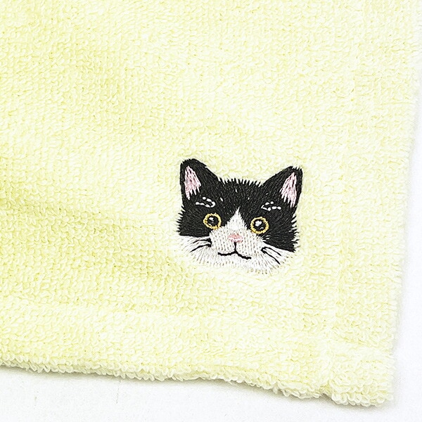 にゃんかち マンチカン ハンカチタオル りぶはあと