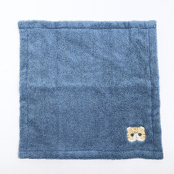 にゃんかち エキゾチックショートヘア ハンカチタオル りぶはあと