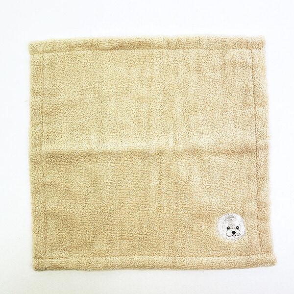 わんかち ビションフリーゼ ハンカチタオル りぶはあと