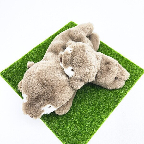 くたっとびより カワウソ ミニクッション りぶはあと