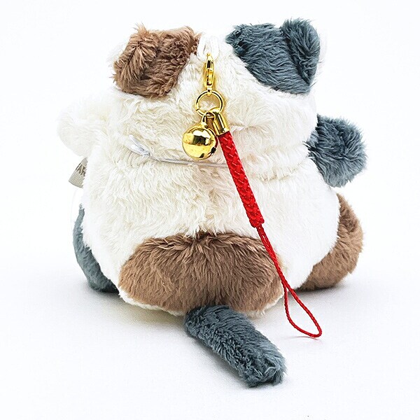 ねこ肯定感 みけねこのさんま 御守りマスコット ぬいぐるみ りぶはあと