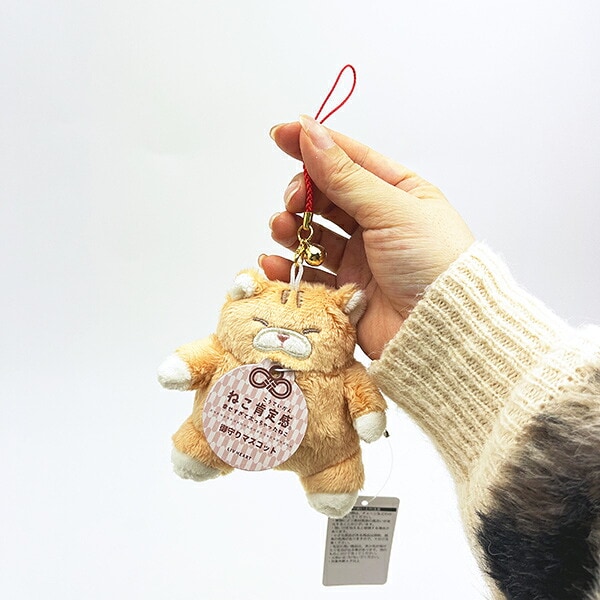 ねこ肯定感 とらねこのしゃけ 御守りマスコット ぬいぐるみ りぶはあと