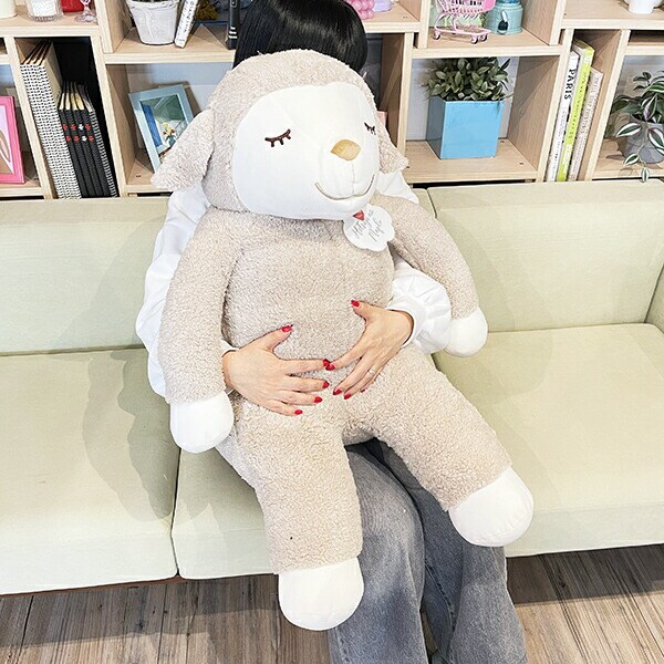 ひつじのメイプル ロップ 抱きまくら(BIG) ぬいぐるみ