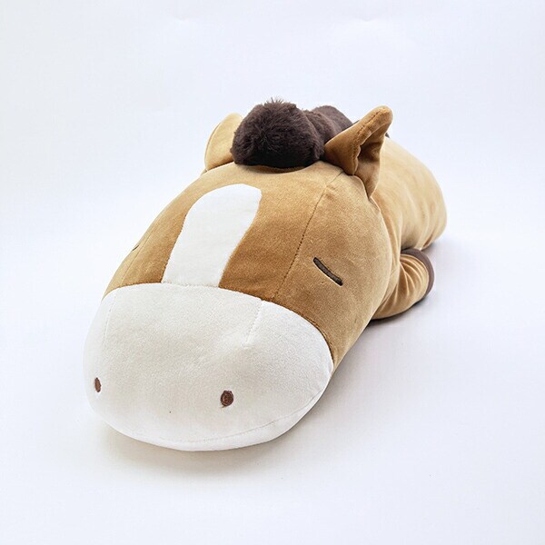 プレミアムねむねむ コクリコ 馬 ぬいぐるみ抱き枕 (L) キャメル りぶはあと 2026 干支