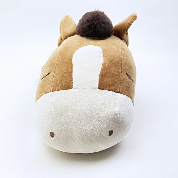 プレミアムねむねむ コクリコ 馬 ぬいぐるみ抱き枕 (L) キャメル りぶはあと 2026 干支