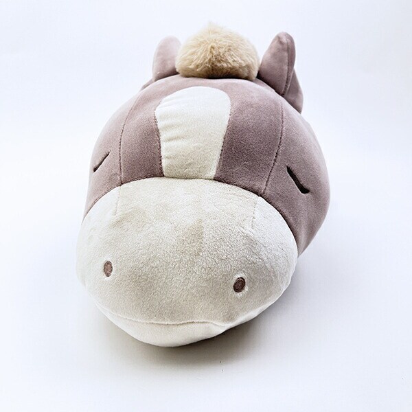 プレミアムねむねむ ホーリー 馬 ぬいぐるみ抱き枕 (L) グレージュ りぶはあと 2026 干支