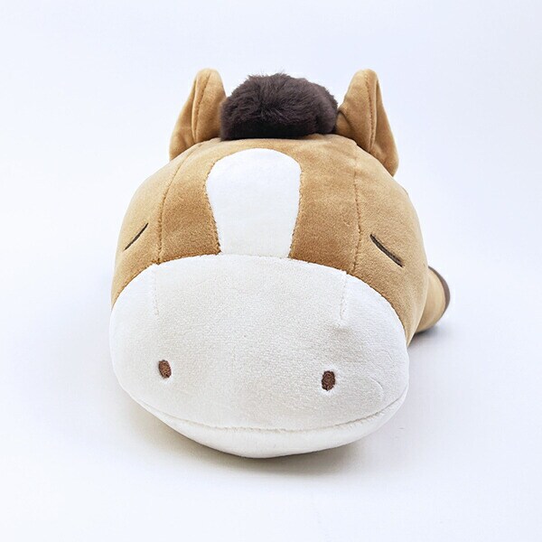 プレミアムねむねむ コクリコ 馬 ぬいぐるみ抱き枕 (M) キャメル りぶはあと 2026 干支