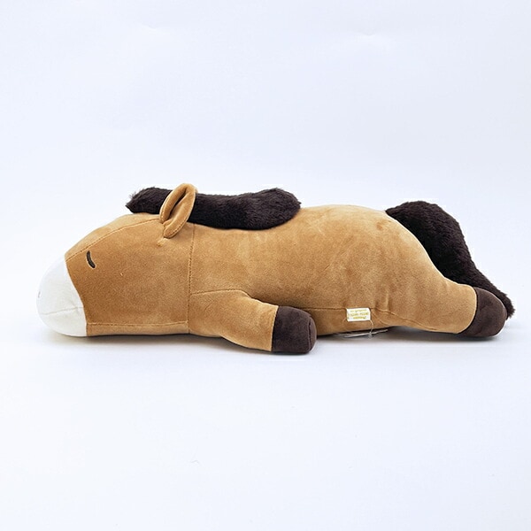 プレミアムねむねむ コクリコ 馬 ぬいぐるみ抱き枕 (M) キャメル りぶはあと 2026 干支