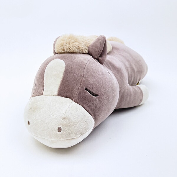 プレミアムねむねむ ホーリー 馬 ぬいぐるみ抱き枕 (M) グレージュ りぶはあと 2026 干支