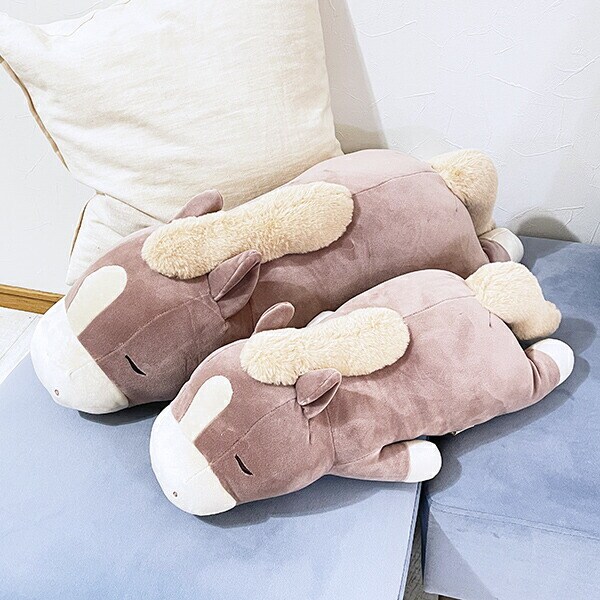 プレミアムねむねむ ホーリー 馬 ぬいぐるみ抱き枕 (M) グレージュ りぶはあと 2026 干支