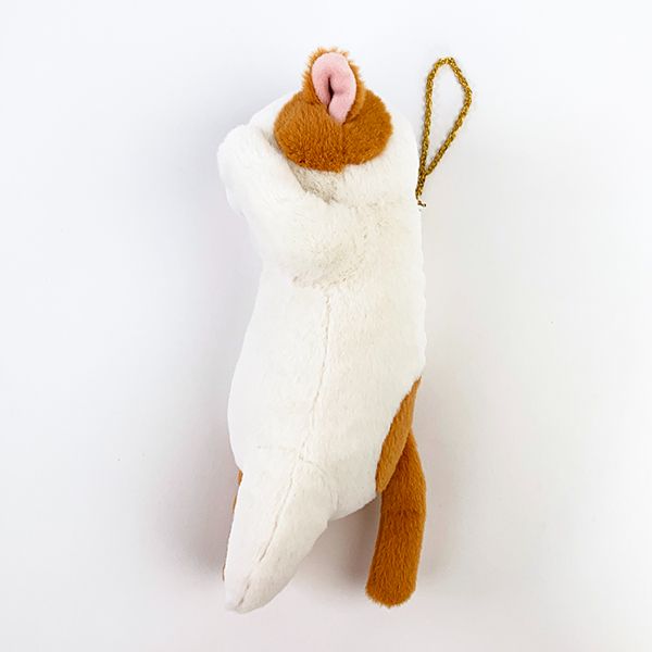 くびねっこ 猫 マスコット ポーチ ミケネコ ぬいぐるみ 癒し 小物入れ 学校