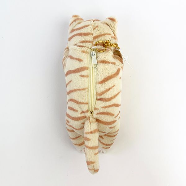 くびねっこ 猫 マスコット ポーチ トラネコ ぬいぐるみ 癒し 小物入れ 学校