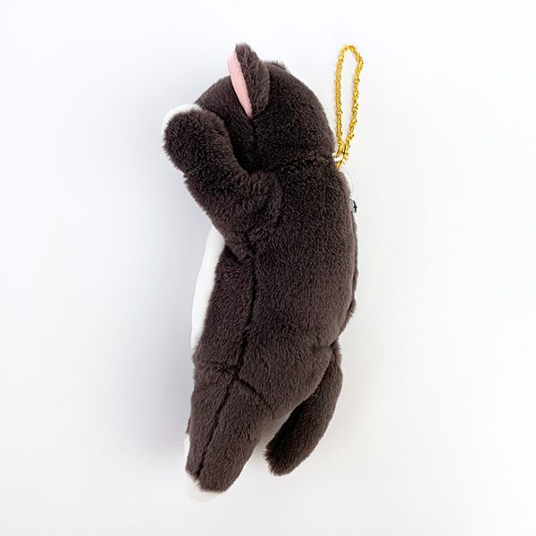 くびねっこ 猫 マスコット ポーチ クロネコ ぬいぐるみ 癒し 小物入れ 学校