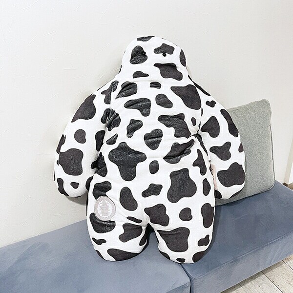 FUNIO 抱きまくらBIG ミルキードット(ブラック) ぬいぐるみ クッション リラックス 癒し