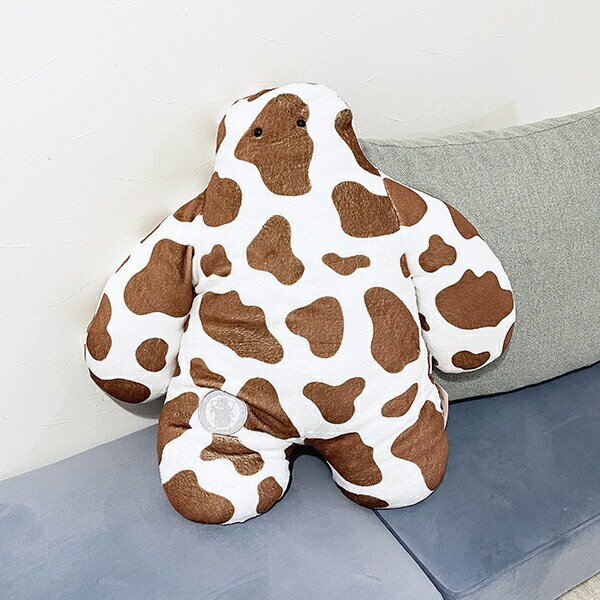 FUNIO 抱きまくら(L) ミルキードット(ブラウン) ぬいぐるみ クッション リラックス 癒し
