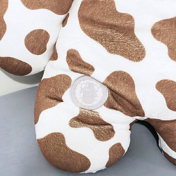 FUNIO 抱きまくら(L) ミルキードット(ブラウン) ぬいぐるみ クッション リラックス 癒し