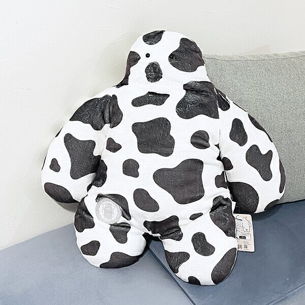 FUNIO 抱きまくら(L) ミルキードット(ブラック) ぬいぐるみ クッション リラックス 癒し