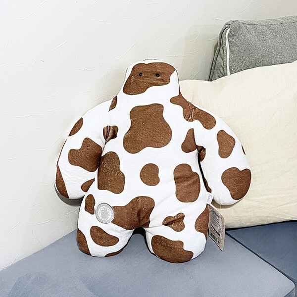 FUNIO 抱きまくら(M) ミルキードット(ブラウン) ぬいぐるみ クッション リラックス 癒し