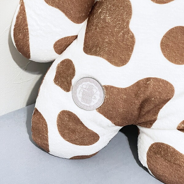 FUNIO 抱きまくら(M) ミルキードット(ブラウン) ぬいぐるみ クッション リラックス 癒し