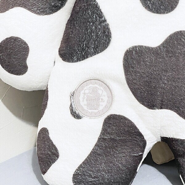 FUNIO 抱きまくら(M) ミルキードット(ブラック) ぬいぐるみ クッション リラックス 癒し