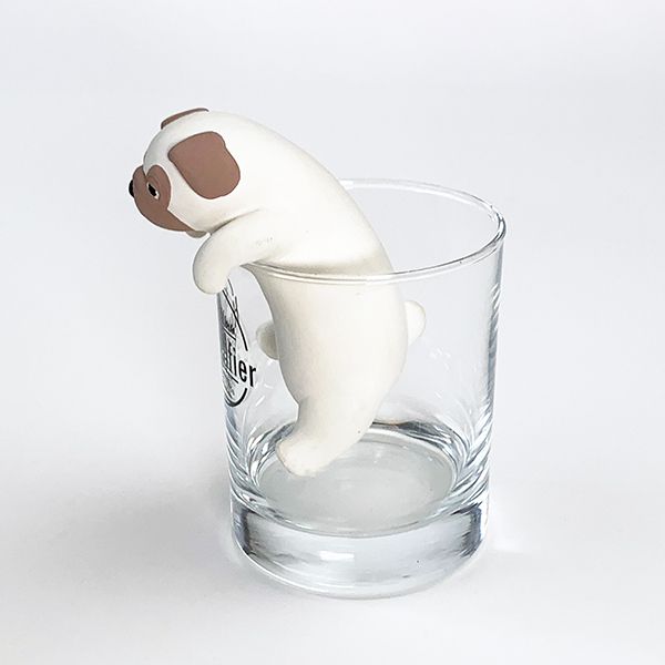 ねむねむアニマルズ 加湿器 ふちねむ加湿器 ハナ パグ 犬 ルーム用品 インテリア ウィンター