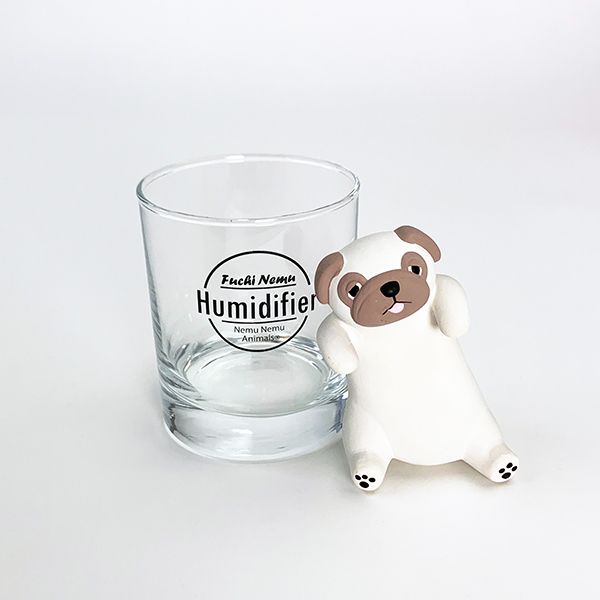ねむねむアニマルズ 加湿器 ふちねむ加湿器 ハナ パグ 犬 ルーム用品 インテリア ウィンター
