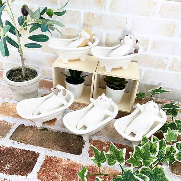 ねむねむアニマルズ 加湿器 バスタブ加湿器 ラッキー シロクマ ルーム用品 インテリア ウィンター