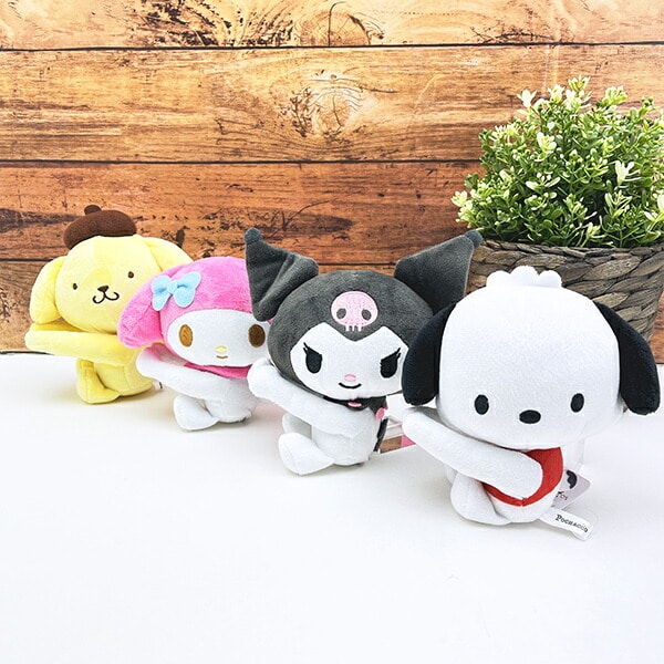 サンリオ ポムポムプリン ちょこんぬいぐるみ ギュッとホルダー sanrio
