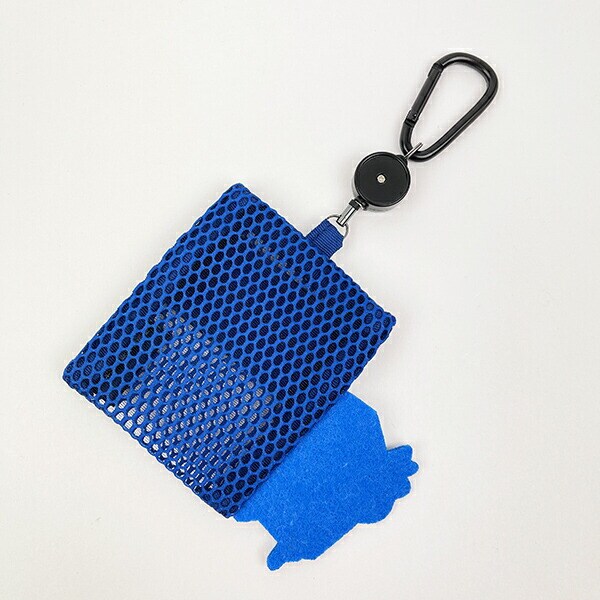 クレヨンしんちゃん 風間くん メッシュポーチ(リール付き) キーホルダー