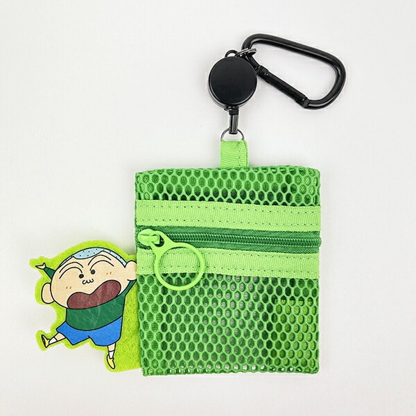 クレヨンしんちゃん マサオくん メッシュポーチ(リール付き) キーホルダー