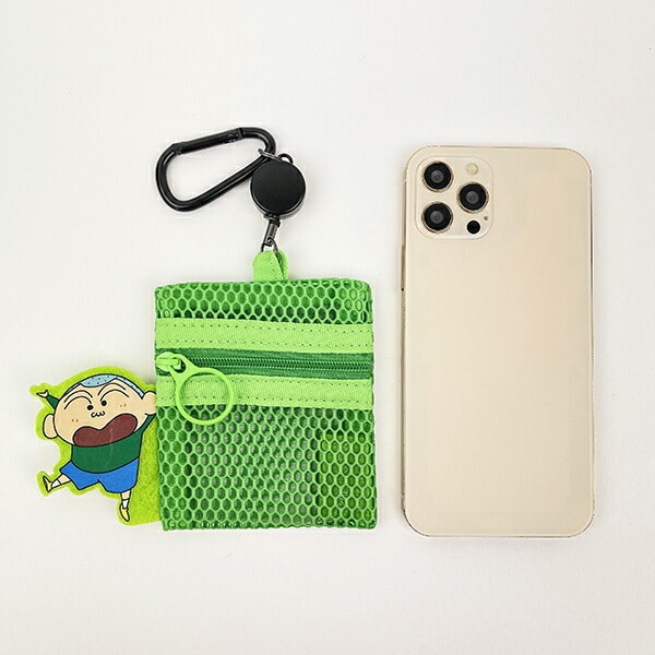 クレヨンしんちゃん マサオくん メッシュポーチ(リール付き) キーホルダー