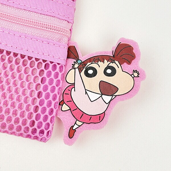 クレヨンしんちゃん ネネちゃん メッシュポーチ(リール付き) キーホルダー