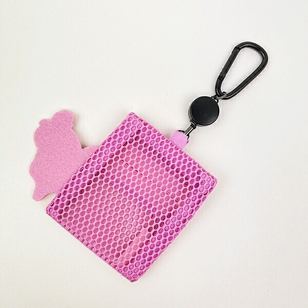 クレヨンしんちゃん ネネちゃん メッシュポーチ(リール付き) キーホルダー