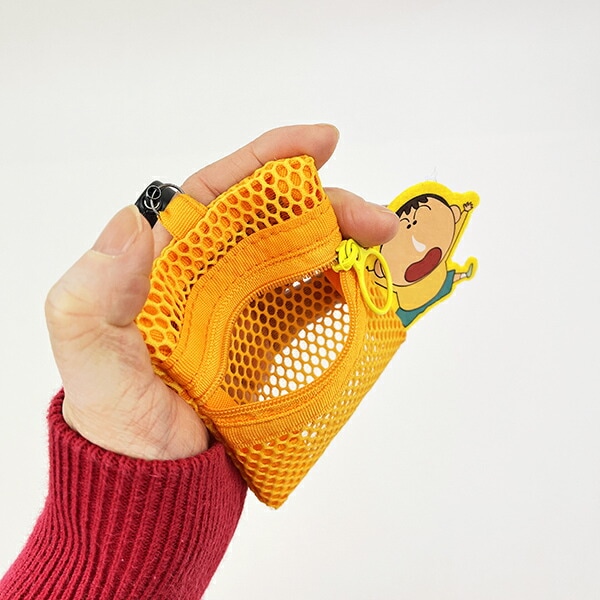 クレヨンしんちゃん ボーちゃん メッシュポーチ(リール付き) キーホルダー