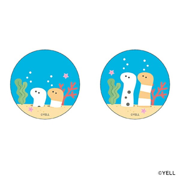 つぶらな瞳 ちんあなご にしきあなご バッジ バッチ まじかる百貨店缶