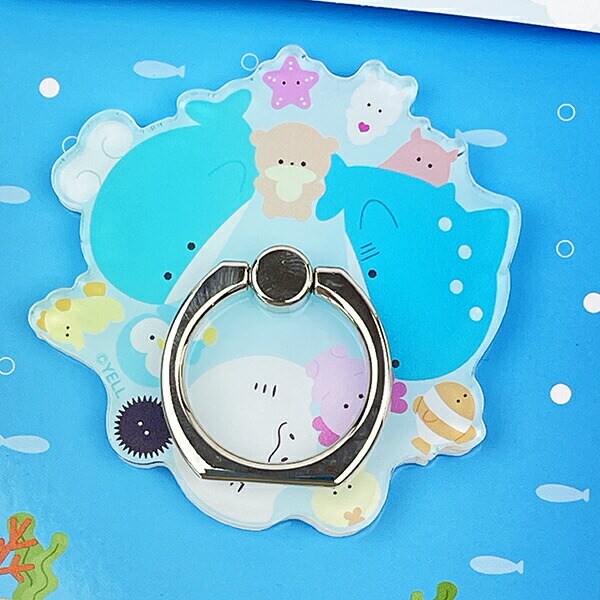 つぶらな瞳 つぶらな瞳の水族館 スマホリング  スマホ用品